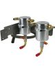 Moroso Air-Oil Separator Tank Aluminium Polished 2.875in. Dia. 4.5in. He…