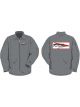 Moroso Jacket Zippered Vintage Poly/Cotton Charcoal Men's Large