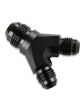 Mr Gasket Y Adapter -8 AN -6 AN -6 AN Aluminium Black