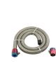 Mr Gasket Fuel Line Braided Stainless Steel Natural 3/8 in. i.d. 3 ft. Le