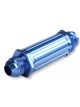Mr Gasket Fuel Filter -8 AN 30 Micron Blue Male Fuel