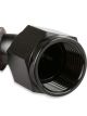Mr Gasket Hose End Push-On 45 Degree -6 AN Aluminium Black Satin