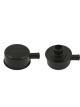 Mr Gasket Valve Cover Breather Push-in Round Steel Matte Black Powderco