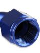 Mr Gasket Hose End Swivel 90 Degree -8 AN Aluminium Red/Blue Satin