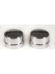 Mr Gasket Brake Rotor (Single) Dust Cap Wheel/Hub Steel Chrome 1.790
