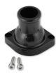Mr Gasket Water Neck Aluminium Black Powdercoated Straight Up 1.50 in.