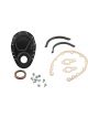 Mr Gasket Timing Cover One-piece Steel Black Matte Bolts Front Seal Wat