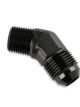 Mr Gasket Flare Fitting 45 Degree -8 AN to 3/8 in. NPT Male Aluminiu