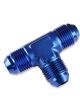 Mr Gasket Tee Fitting -8 AN -8 AN -8 AN Male Aluminium Adapter Blue
