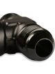 Mr Gasket Bulkhead Fitting Tee -6 AN Male Aluminium Adapter Black
