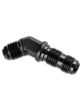 Mr Gasket Bulkhead Fitting 45 Degree -6 AN Male Aluminium Adapter Bl