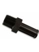 Mr Gasket Fitting Straight 3/8 in. Hose Barb to 1/4 in. NPT Male Alu