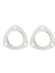 Mr Gasket Collector Gaskets Multi-Layered Steel 3-Hole 2.50 in. Diameter