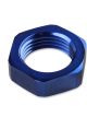 Mr Gasket Bulkhead Nuts -12 AN Male Aluminium Adapter Blue Pair