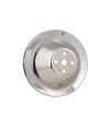 Mr Gasket Water Pump Pulley V-Belt 1-Groove Steel Chrome Chevrolet 265-35