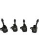 MSD Ignition Coil Blaster Coil Pack Style Black for use on Honda L4 S