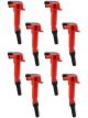 MSD Ignition Coils Blaster OEM Replacement Driver and Passenger Side Red