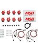 MSD Ignition Coil Smart Coil Pack Epoxy Female/Socket Red Square
