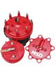 MSD Cap and Rotor Cap-A-Dapt Red Male/HEI Stainless Steel Terminals Cl