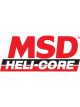 MSD Decal Vinyl Adhesive Red/White/Black MSD Power Grid Logo 4 in. Width