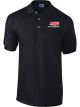 MSD Polo Shirt Short Sleeve MSD Racing Cotton Pique Knit 2XL Black