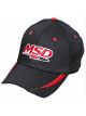 MSD Hat Ball Cap Black/Red MSD Logo Flexfit Adult One Size Fits All