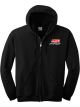 MSD Hoodie Zipped MSD Logo 4XL Black
