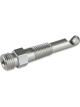 Nitrous Oxide Systems Single Stage 90 Degree Fan Spray Direct Dry Nozzle Silver