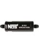 Nitrous Oxide Systems High Pressure Filter -4AN x -4AN in-line 140 Micron Black