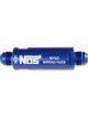 Nitrous Oxide Systems High Pressure Filter -6AN x -6AN in-line 140 Micron Blue