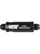Nitrous Oxide Systems High Pressure Filter -8AN x -8AN in-line 140 Micron Black