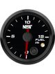 Nitrous Oxide Systems Fuel Pressure Gauge Black 2-2/16