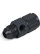 Nitrous Oxide Systems Pressure Gauge Adaptor Black 8AN Male to 8AN Female