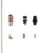 Nitrous Oxide Systems Bottle Purge Valve Kit For -6AN Line Black