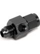 Nitrous Oxide Systems Fuel Pressure Gauge Adapter -6AN w/ 1/8NPT Black