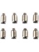 Nitrous Oxide Systems Push Lock Fitting Straight 10-32 Thread Male - 1/8