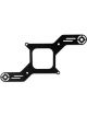 Nitrous Oxide Systems 4150 Flange Dual Solenoid Bracket Diagonal 1