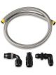 Nitrous Oxide Systems 90° Racer Safety Blowdown Hose Kit w/ 90° Exit Fitting