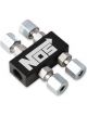 Nitrous Oxide Systems Distribution Block 1-1/8” NPT in 4 Out Distribution Black