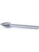 Powerhouse Carbide Burr 2 in Shank Double Cut 1/2 in Flame