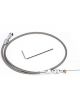 Proflow Throttle Cable Braided Stainless Wire Braided Stainless Ja