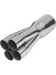 Proflow Exhaust Collector Merge Stainless Steel Slip On 12in. x