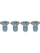 Proflow Water Pump Pulley Bolts Chrome 5/16