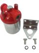Proflow Fuel Filter Canister Type Chrome/Red 3/8 npt inlet and outle