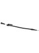 Proflow Engine Dipstick Braided Stainless/Black Black Finish Handl