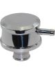 Proflow Breather Cap Push-In with Tube Smooth Polished Aluminium