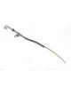 Proflow Engine Oil Dipstick with Tube To Pan Steel Chrome SBF Clevel