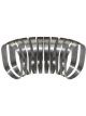 Proflow Pie Cut Oval Tubing Stainless Steel cut 4 63mmx125mm