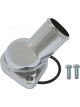 Proflow Aluminium Water Neck Chevy Straight O'Ring Style Chrome