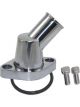Proflow Aluminium Water Neck Chevy 45 Degree O'Ring Style Polished